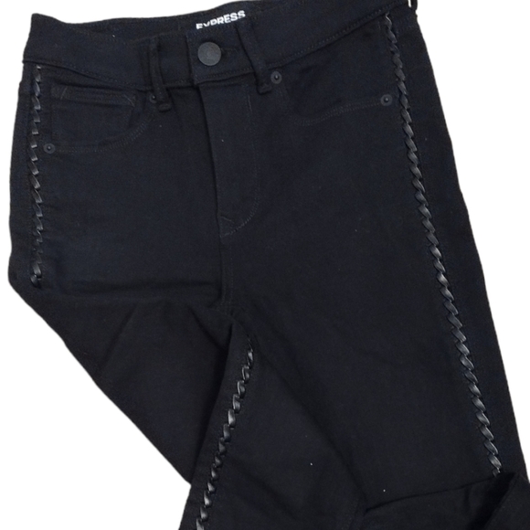 Express Mid Rise Stretch Ankle Legging - Picture 2 of 5